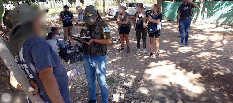 Desarticularon una presunta red de trata de personas Foto: Gendarmería Nacional