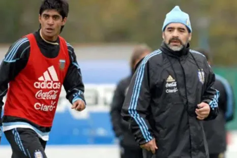 Nicolás Olmedo fue tenido en cuenta por Diego Marado en su proceso. Nicolás Olmedo fue tenido en cuenta por Diego Marado en su proceso.
