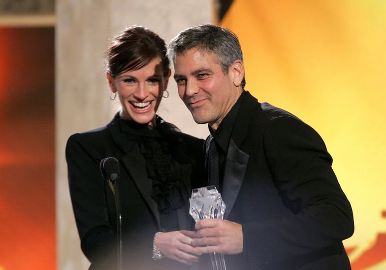 La indiscutible química entre George Clooney y Julia Roberts George Clooney y Julia Roberts Foto: El País