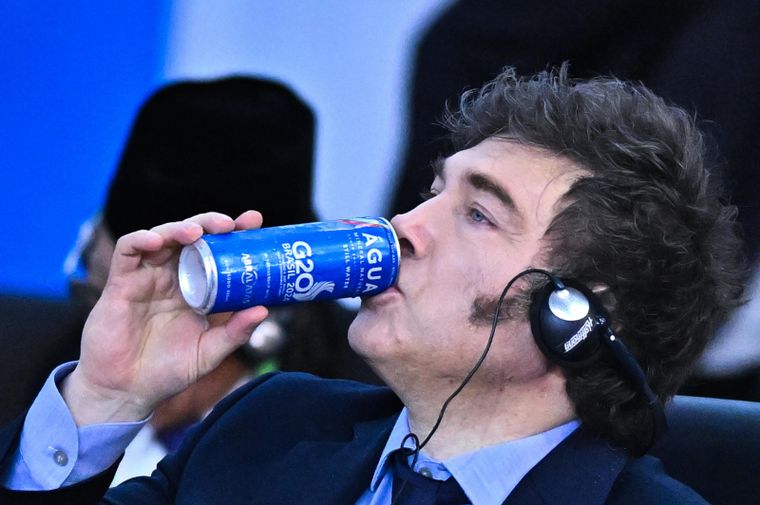 Javier Milei mantuvo su discurso antisocialismo en la cumbre del G20. Foto: EFE