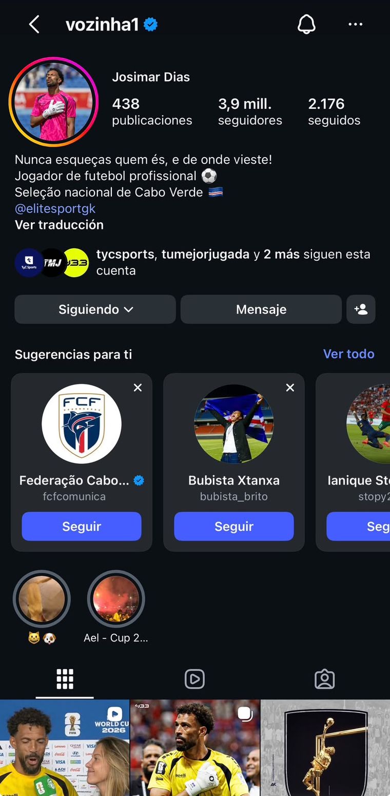 La cuenta de Instragram de Vozinha ya marca más de 3,9 millones de seguidores. La cuenta de Instragram de Vozinha ya marca más de 3,9 millones de seguidores.