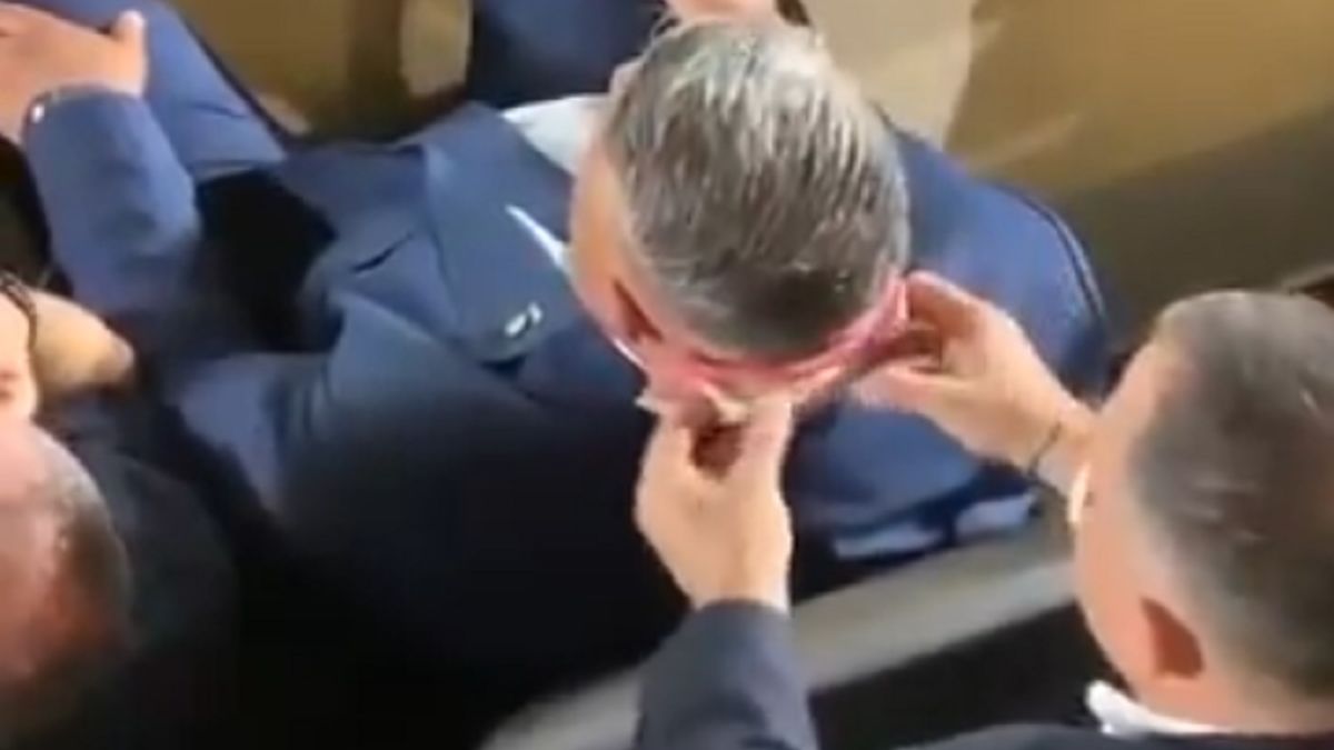 El dirigente que le secó la nuca a Chiqui Tapia dijo que lo volvería a hacer: el motivo