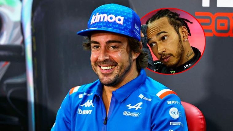 Fernando Alonso eligió la ironía para referirse al mal rendimiento de Hamilton en el inicio de la Fórmula 1.