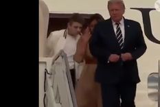 Así rechazó Melanie Trump a su marido.