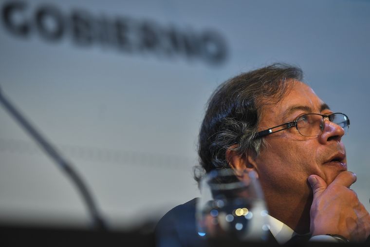 Gustavo Petro volvió a cargar contra Javier Milei Foto: Telam