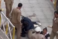 El hecho ocurrió en la avenida Maipú y San Martín. Foto: Captura de video El hecho ocurrió en la avenida Maipú y San Martín. Foto: Captura de video