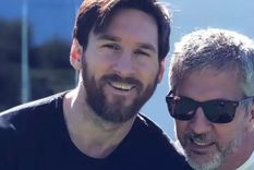 La histórica fotografía tomada por Jorge Messi cuando Lionel llegó a España a los 13 años. / Archivo MDz