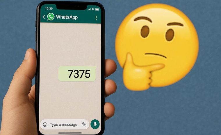 El misterioso “7375” se volvió viral en WhatsApp y generó miedo a estafas, pero en realidad es un código sentimental usado sobre todo por adolescentes.
