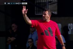 La especial remera que eligió Fabbiani para enfrentar a Rosario Central. Foto: Captura ESPN La especial remera que eligió Fabbiani para enfrentar a Rosario Central. Foto: Captura ESPN