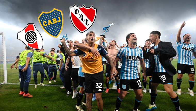 River, Boca e Independiente se mantienen a la expectativa de la final de Racing. Foto: Fotobaires y Paladar Negro