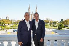 Con un mensaje a la interna peronista, Pichetto y Monzó desembarcaron en La Plata