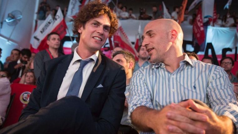 Martín Lousteau y Emiliano Yacobitti, en contra de Mario Negri para la presidencia del bloque en Diputados.