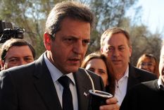 El precandidato presidencial de Unión por la Patria llegó este martes a Mendoza en el marco de la campaña electoral para las PASO del 13 de agosto. Foto: ALF PONCE MERCADO / MDZ