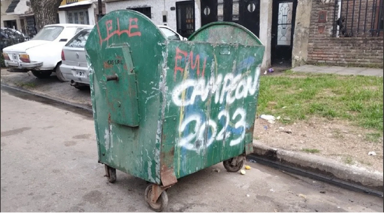 Allí introdujeron al bebé Foto: gentileza Rosario 3