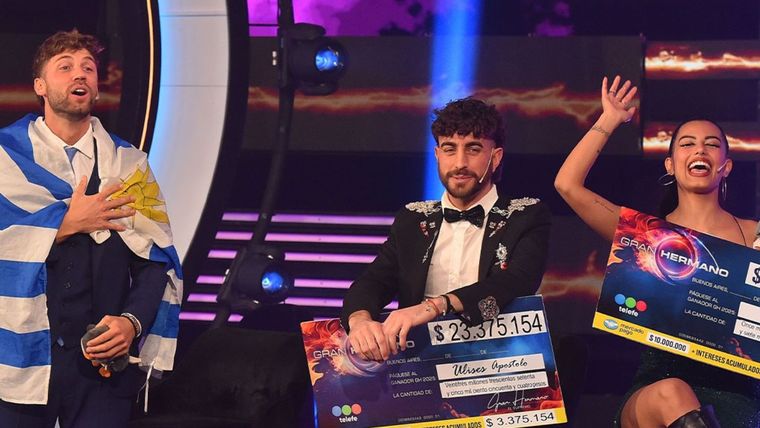 Los tres finalistas de la última edición de GH. Los tres finalistas de la última edición de GH.