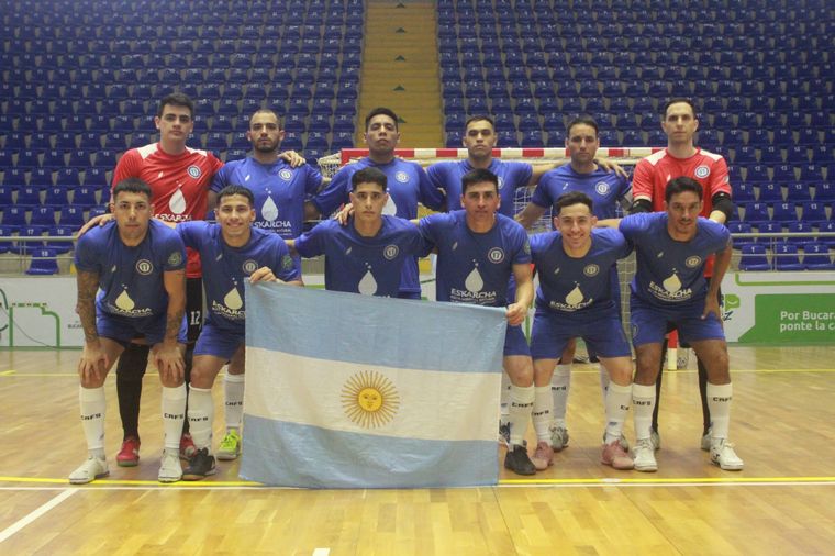 La Selección argentina de futsal se metió en cuartos del Mundial de Fifusa. Foto: CAFS