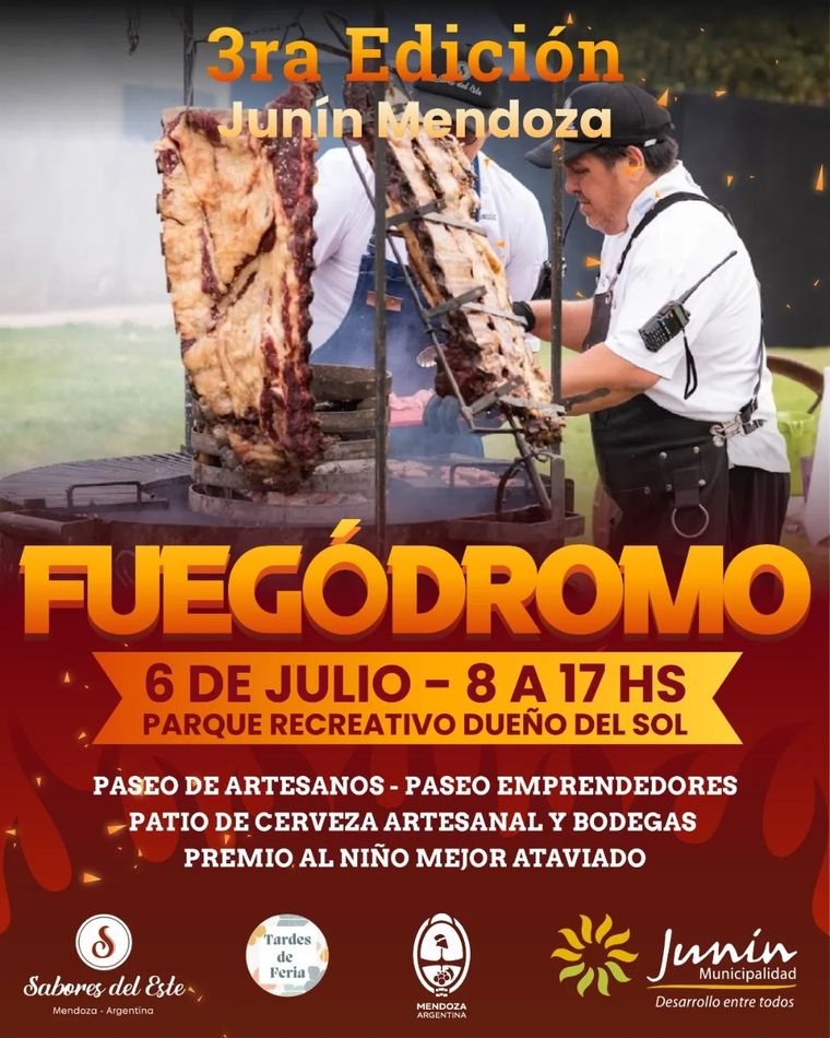 Asadores, bodegas, cervezas y tradición se unen en el evento gastronómico de Junín. Asadores, bodegas, cervezas y tradición se unen en el evento gastronómico de Junín.