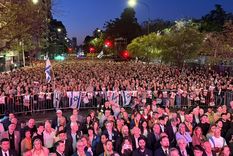 Miles de personas asistieron al acto por el reclamo de los secuestrados por Hamás