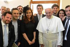 La comitiva que acompañó a Cristina Kirchner en su viaje al Vaticano Foto: Télam