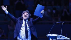 Javier Milei en el foro económico de Madrid en 2025 Javier Milei en el foro económico de Madrid en 2025