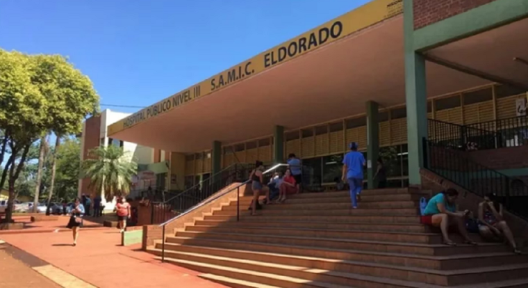 El hospital en el que murió la víctima Foto: Gentileza Misiones Online
