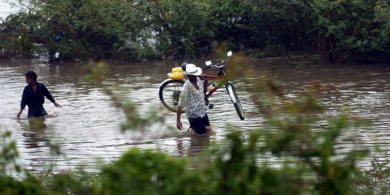 El huracán Félix dejó más de 100.000 damnificados en su paso por Nicaragua. Foto: EFE