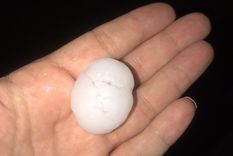 la tormenta llego al este: lluvia y granizo en san martin la tormenta llego al este: lluvia y granizo en san martin