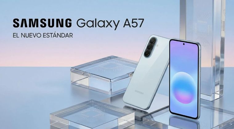 El Galaxy A57 aparece en Mercado Libre con un descuento del 52% sobre su precio anterior. El Galaxy A57 aparece en Mercado Libre con un descuento del 52% sobre su precio anterior.