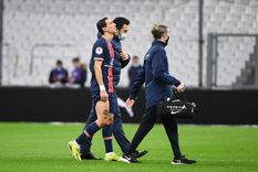Di María debió salir por una molestia muscular. Foto: ESPN