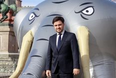 Ramiro Marra dio por terminada la entrevista sobre cambio climático y se fue Foto: NA