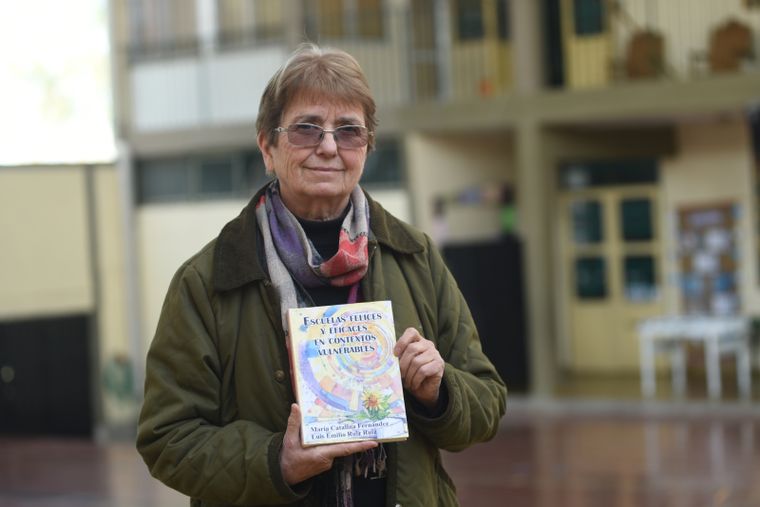 María Fernández trabajó de manera incansable para fundar, junto a su esposo, la escuela José María Llorens. Foto: Maximiliano Ríos/MDZ