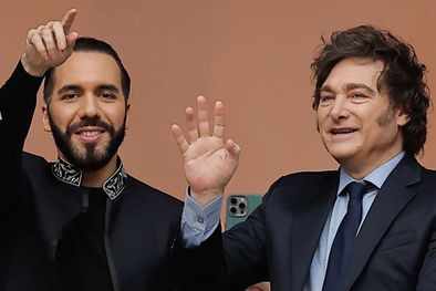 MDZol | Nayib Bukele y Javier Milei. Foto: EFE