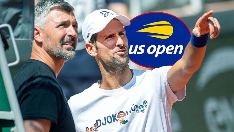 El entrenador de Djokovic ve muy difícil la participación de su jugador en el US Open.