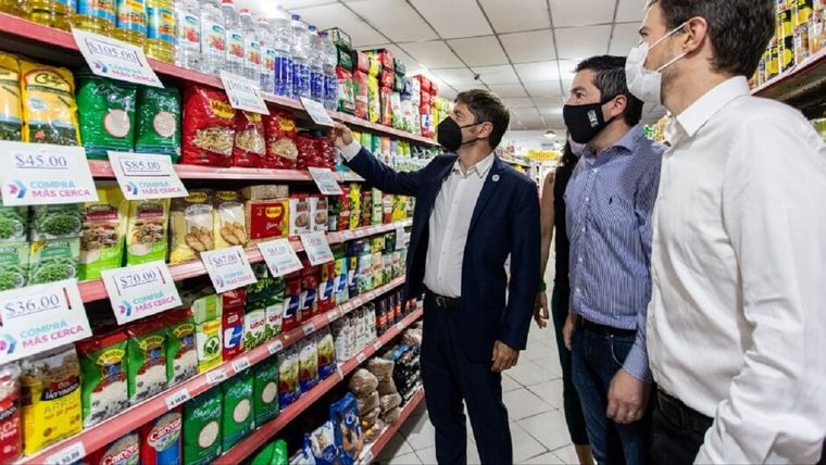 Axel Kicillof quiere que la provincia de Buenos Aires tenga na Ley de Góndolas Foto: Prensa Gobierno de la Provincia de Buenos Aires