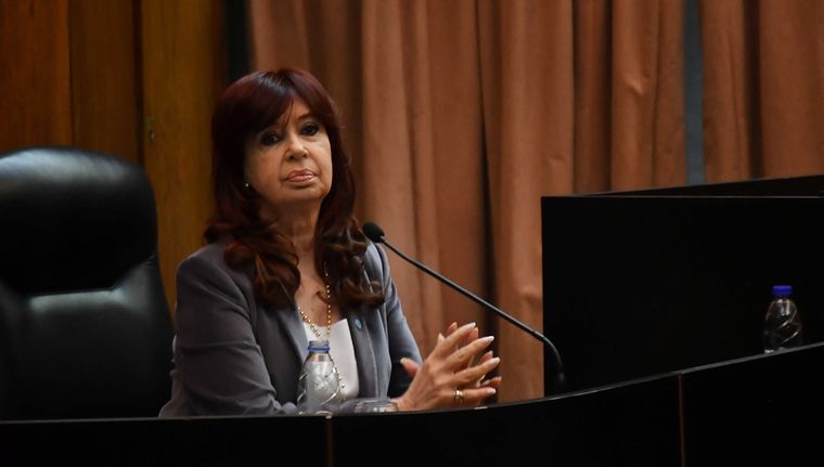 La expresidenta Cristina Fernández de Kirchner declaró la semana pasada. Foto: NA