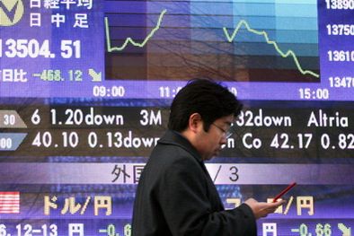MDZol | El desencanto por el resultado económico hizo caer las bolsas asiáticas Foto: EFE
