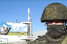 Las tropas rusas han rodeado el perímetro de la planta. Foto: RUSSIAN DEFENCE MINISTRY/GETTY IMAGES