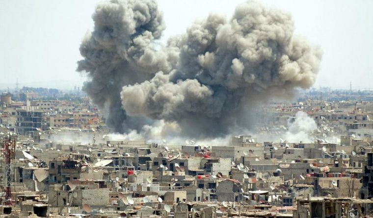 Damasco, en Siria, sufre ahora ataques de Israel. Foto EFE&nbsp;