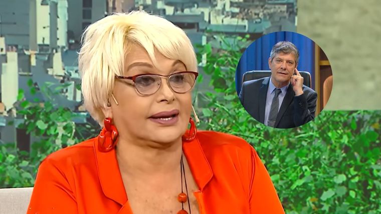 La artista no tuvo filtros. Foto: capturas de video/ El Nueve/ El Trece.&nbsp;