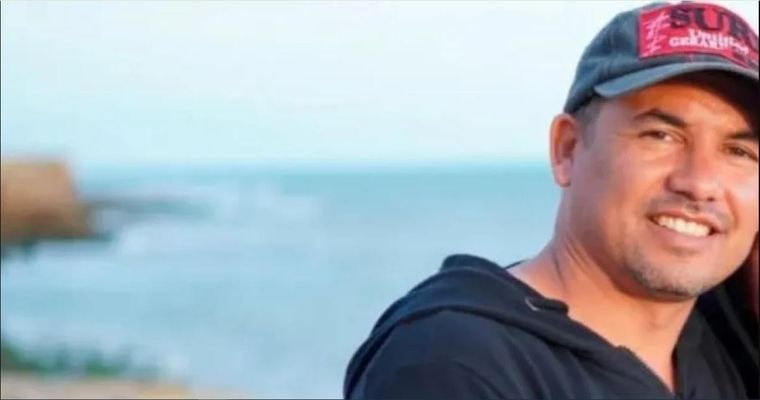 El hombre de 41 años vestía una musculosa negra, short negro y  zapatillas grises. Foto: Créditos: Agencia Noticias Argentinas / redes