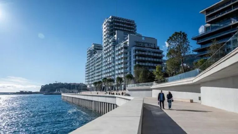 Mareterra, comisionado por el príncipe de Mónaco Alberto II, es el distrito más nuevo del principado. Foto: GETTY IMAGES