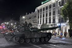 El Jefe del Grupo Wagner ha dicho que las columnas de su grupo volverán a los campamentos. (Bielorrusia, Rusia) Foto: EFE/EPA/ARKADY BUDNITSKY