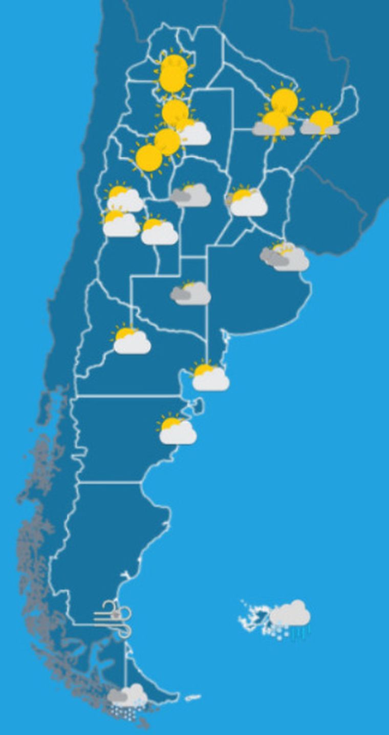 El mapa del tiempo para este viernes 10 de octubre. El mapa del tiempo para este viernes 10 de octubre.