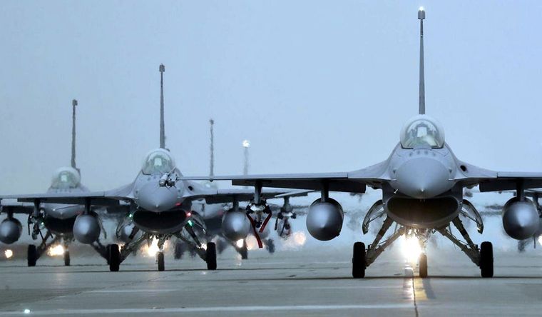 Taiwán Fuerza Aérea La Fuerza Aérea de Taiwán está preparada. Foto: Efe.