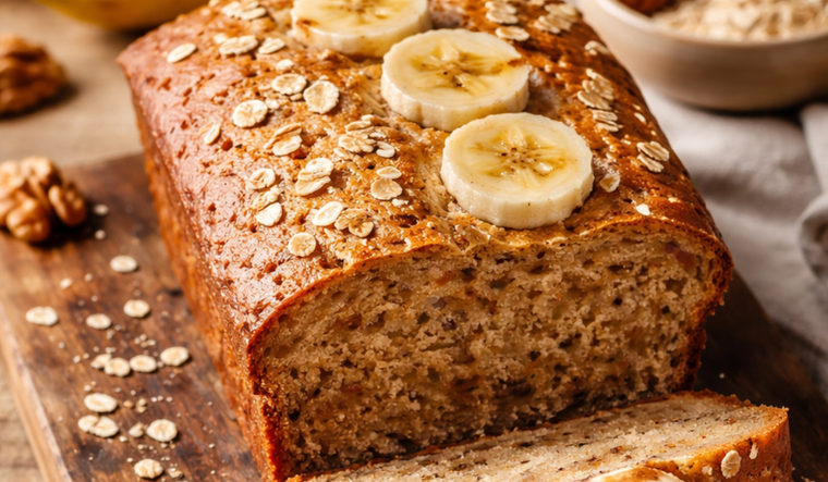 Receta de budín integral de banana Receta de budín integral de banana