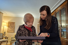 Victoria Villarruel e Isabel Martínez de Perón en Madrid. Foto: @VickyVillarruel Victoria Villarruel e Isabel Martínez de Perón en Madrid. Foto: @VickyVillarruel