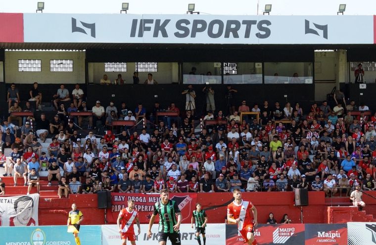 El sector de prensa del Deportivo Maipú Foto: Deportivo Maipú