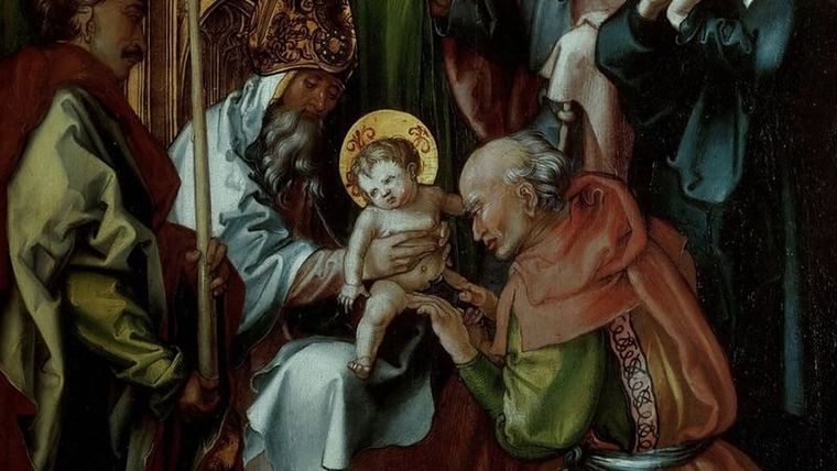 La circuncisión de Jesús fue recreada en varias pinturas, como esta del artista renacentista Albrecht Dürer Foto: GETTY IMAGES