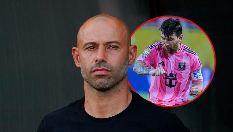 Javier Mascherano dio detalles sobre el estado físico de Messi.