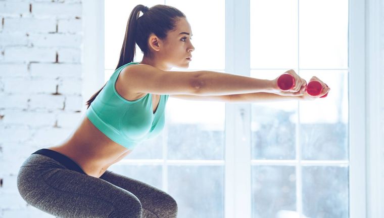 Realiza 4 series de al menos de 10 repeticiones de cada ejercicio. Realiza 4 series de al menos de 10 repeticiones de cada ejercicio. 